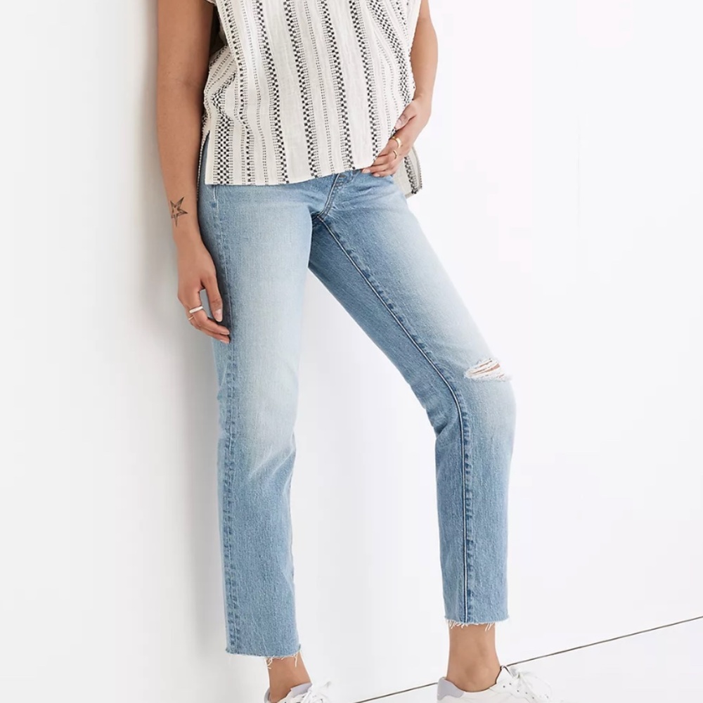 Maternity Over-the-Belly Perfect Vintage Jeans in Coney Wash